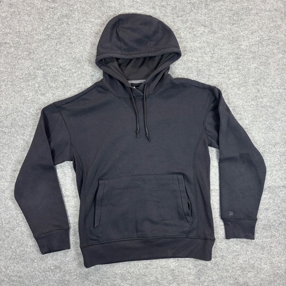 All In Motion Mens Black Pullover Hoodie Sweatshirt Activewear Size S